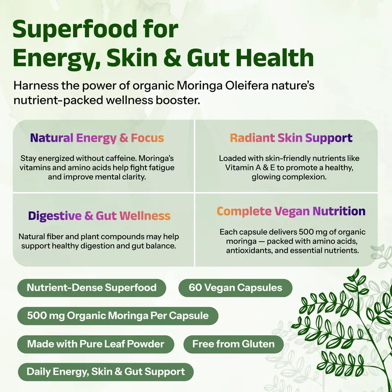 Moringa Capsules — product highlights